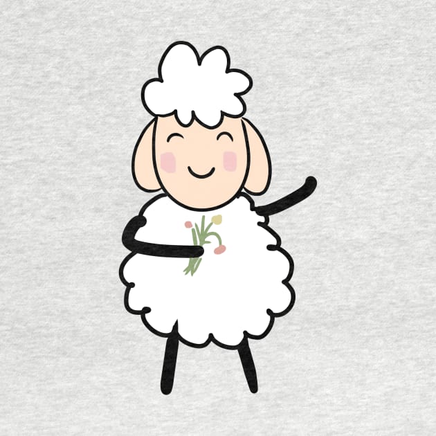 cute little sheep by praneel paithankar